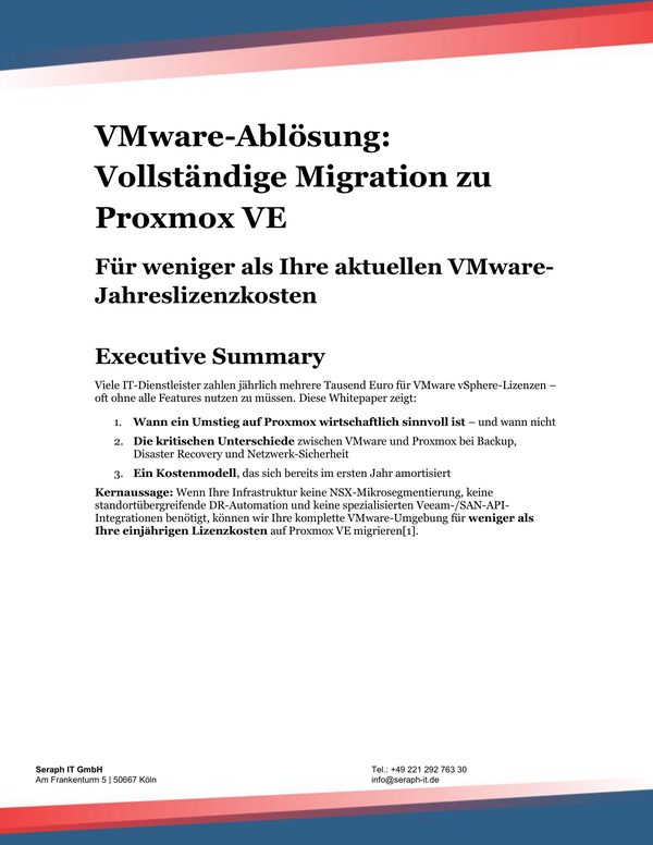 Cover: VMware ablösen: Migration zu Proxmox VE