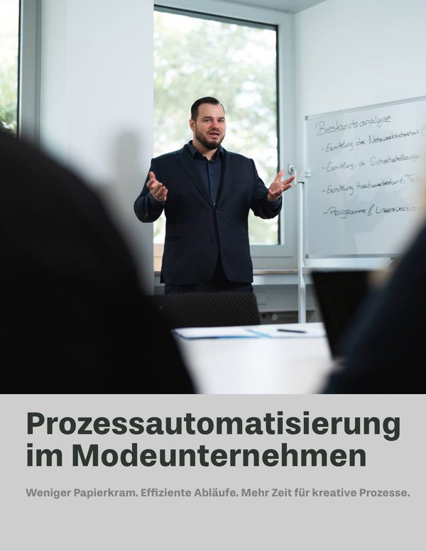 Cover: Prozessautomatisierung im Modeunternehmen
